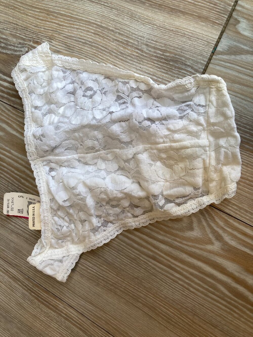 Maidenform White Lace Panties Bikini Size 5 NWT - Picture 2 of 4